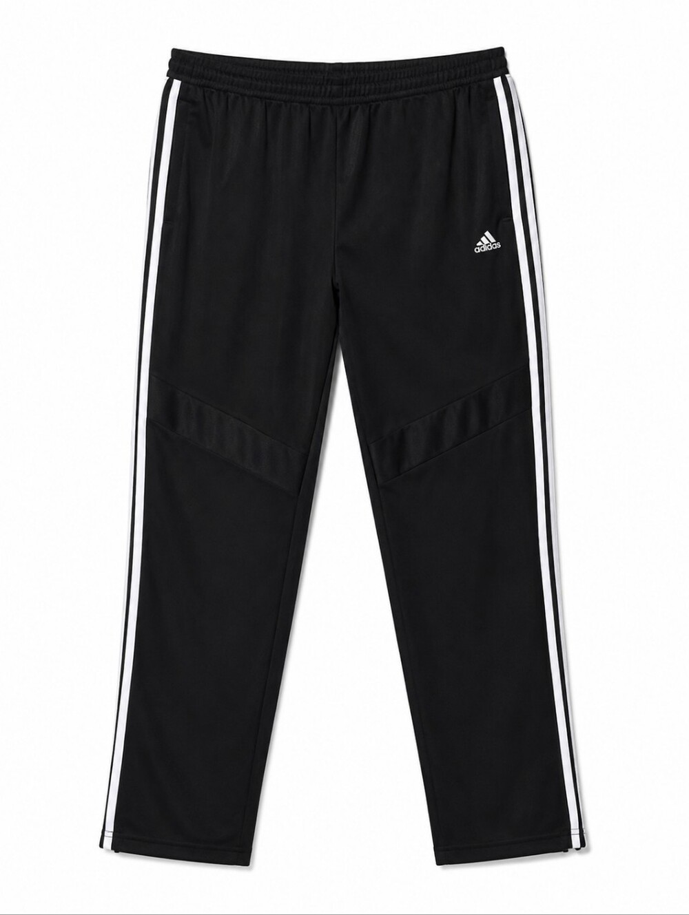 Adidas Black Joggers with White Accents 2XL